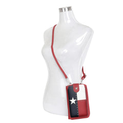 TXG-183K Montana West Western Texas Pride Phone Case Crossbody Wallet