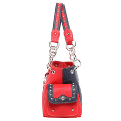 TXG-8085K Montana West Texas Pride Collection Concealed Carry Satchel