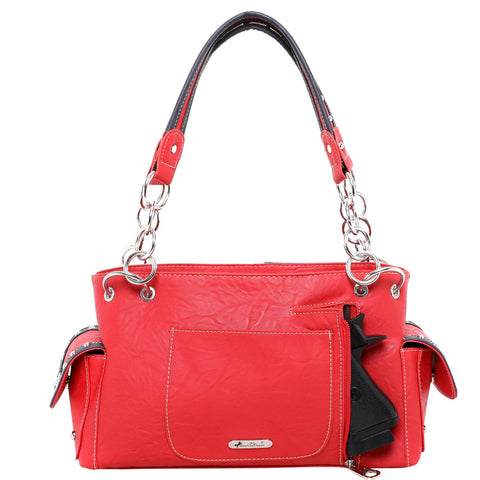 TXG-8085K Montana West Texas Pride Collection Concealed Carry Satchel