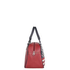US04-L1-2-3 Montana West American Pride Collection 3 PC Luggage Set -Red