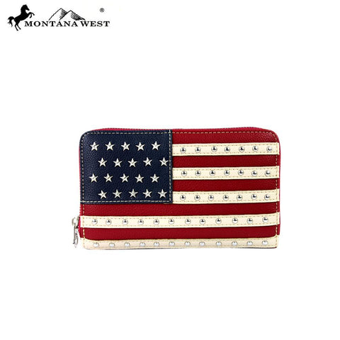 US04-W003  Montana West American Pride Wallet