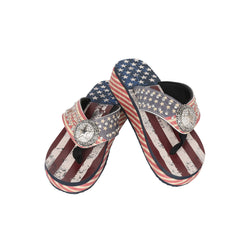US06-S089 Montana West American Pride Collection Pride Flip Flops By Case (3432)