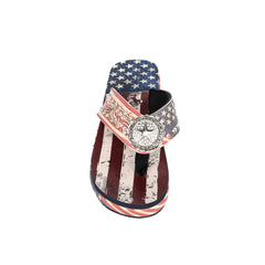 US06-S089 Montana West American Pride Collection Pride Flip Flops By Case (3432)