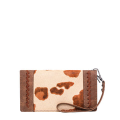 WG35-W039 Wrangler Hair-on Collection Wallet/Wristlet (Wrangler by Montana West)