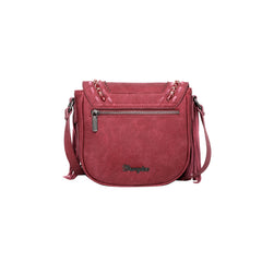 WG01-8360 Wrangler Embroidered Floral Fringe Crossbody（Wrangler by Montana West）