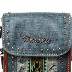 WG06-185  Wrangler Aztec Cell Phone Wallet/Crossbody (Wrangler by Montana West)