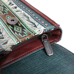 WG06-185  Wrangler Aztec Cell Phone Wallet/Crossbody (Wrangler by Montana West)
