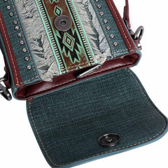 WG06-185  Wrangler Aztec Cell Phone Wallet/Crossbody (Wrangler by Montana West)
