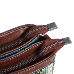 WG06-G9360  Wrangler Aztec Concealed Carry Crossbody（Wrangler by Montana West）