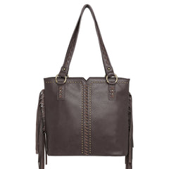 WG09-G8113 Wrangler Fringe and Studs Concealed Carry Western Tote（Wrangler by Montana West）