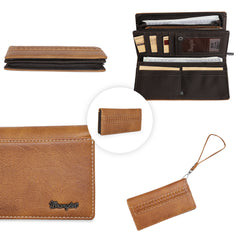 WG22-W039  Wrangler Stitch Accent Wallet/Wristlet (Wrangler by Montana West)