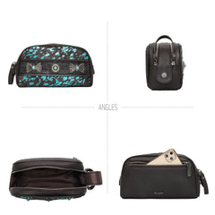WG34-190 Wrangler Hair-on Collection Multi Purpose/Travel Pouch(Wrangler by Montana West)