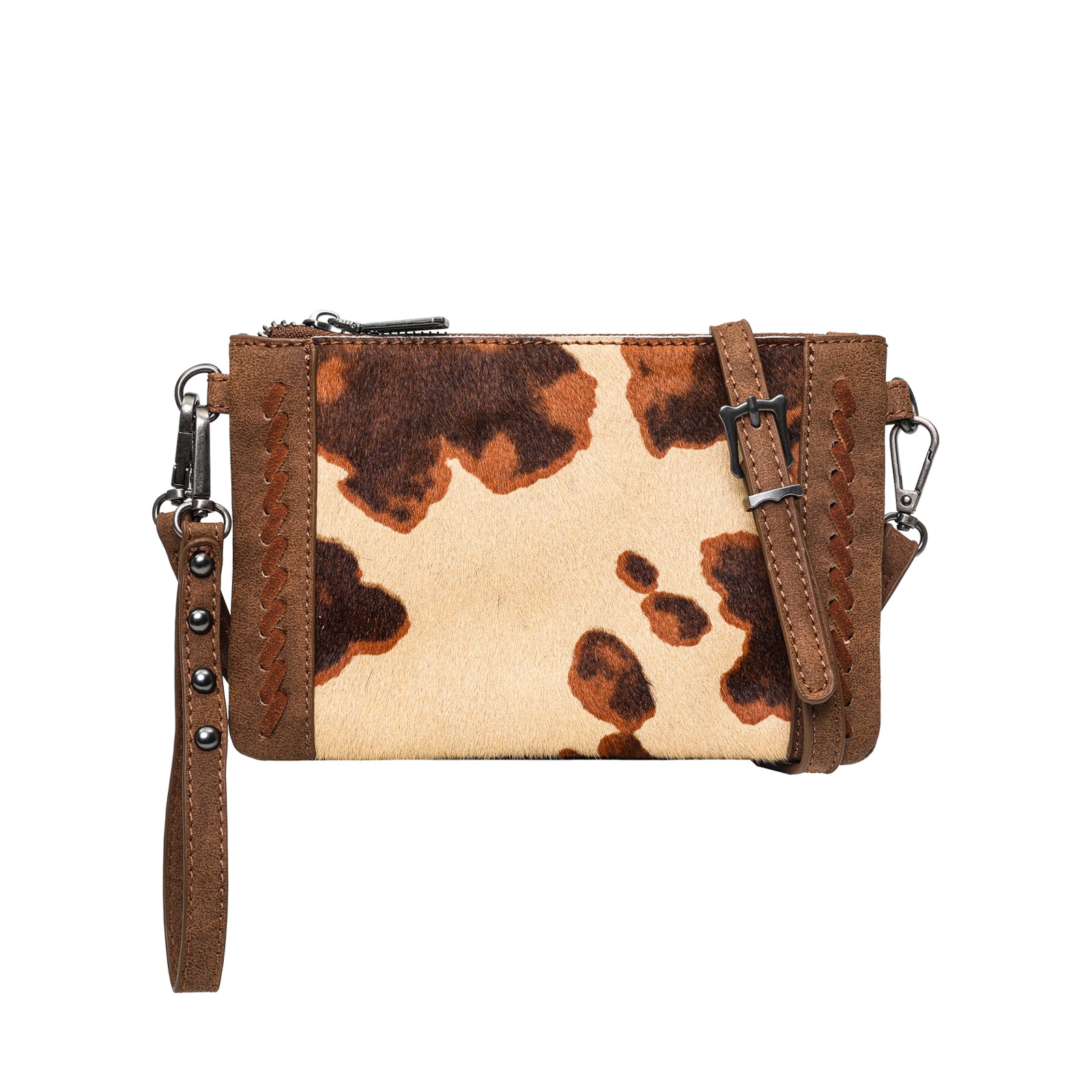 Wrangler by Montana West Hair on Hide Western Crossbody Bag