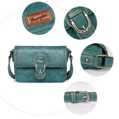 WG42-8360 Wrangler Buckle Collection Crossbody (Wrangler by Montana West)