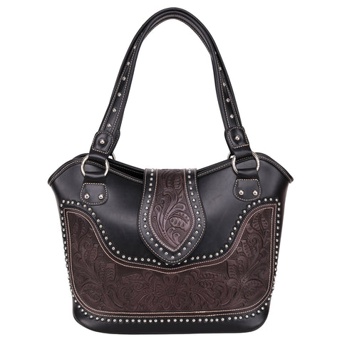 WRLG-8005 Montana West Tooling Concealed Carry Collection Handbag