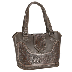 WRLS-8005 Montana West Tooling Concealed Carry Collection Handbag