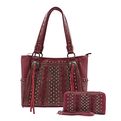 Zelris Women Butterfly Embroidered Spring Concealed Handbag Purse Wallet Set  | eBay