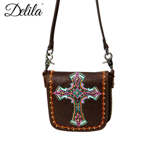 LEA09-503 Delila 100% Genuine Leather Crossbody