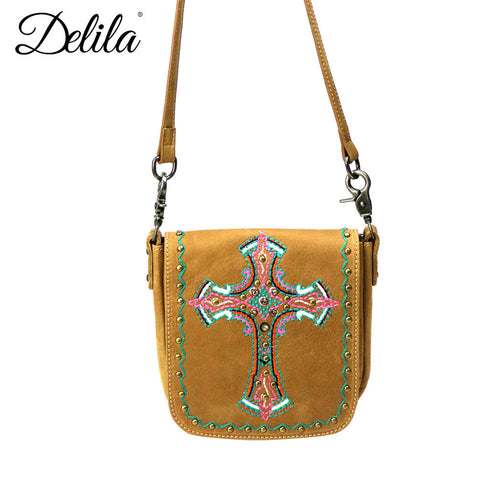 LEA09-503 Delila 100% Genuine Leather Crossbody