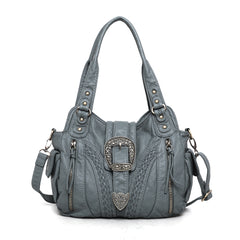 MWC-G020 Montana West Buckle Collection Dual Sided Concealed Carry Tote/Crossbody