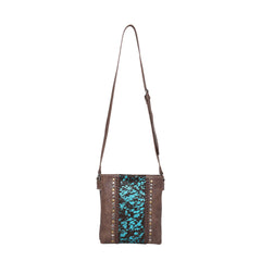 TR117G-9360 Trinity Ranch Hair-On Leather Collection Concealed Carry Crossbody